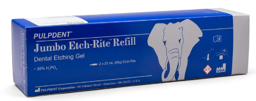 Jumbo EtchRite Refill 2x 25ml Syringes- Pulpdent ET-50R