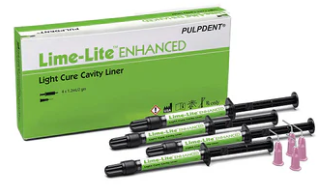 Lime-Lite Cavity Liner 4x1.2ml Syringes Kit -Pulpdent
