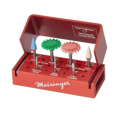 Greg Campbell, Intraoral Twist Polisher Kit For Zirconia Ceramic , #GC04 ,Meisinger USA