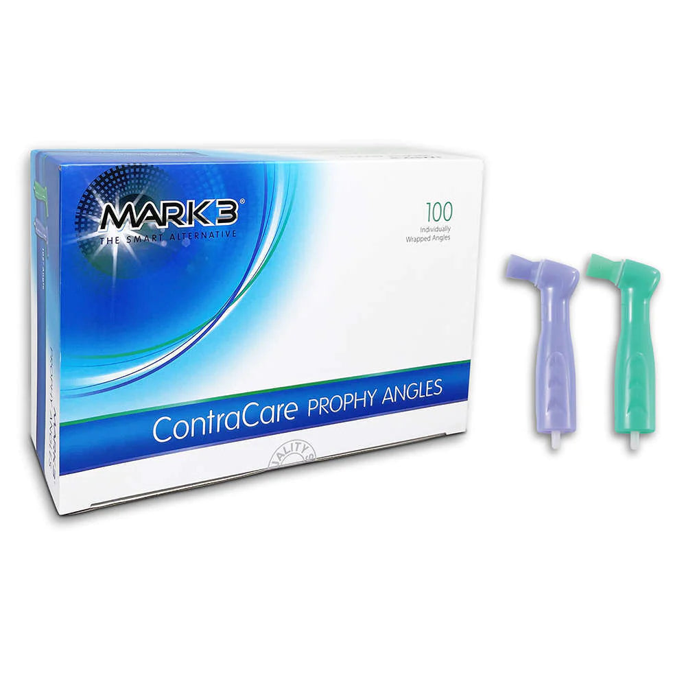 Contacare Disposable Prophy Angles 105° Soft Green 100/pk - #242-100