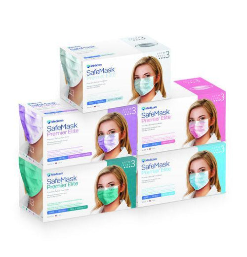 SafeMask® Premier Elite™ Earloop Mask Level 3