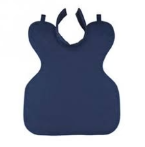 (XRay) X-Ray Lead Apron with Neck Collar, Adult Size , Navy blue-Made in Canada