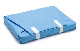 Halyard H100 , SMMS Sequential Sterilization Wrap Sheets Autoclave 100/Pk