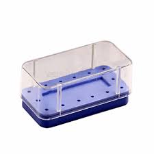 Magnetic Burs Block With Cover BR2-Rectangular Bur Block W Cover Capacity: 14