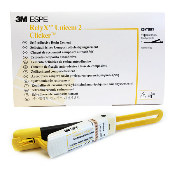 3M-Relyx Unicem 11gm Clicker Self Adhesive Resin Cement ,Shade TR Translucent
