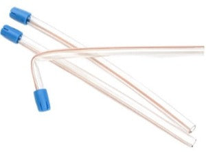 Aurelia Saliva Ejectors Clear/Blue 100/Bag