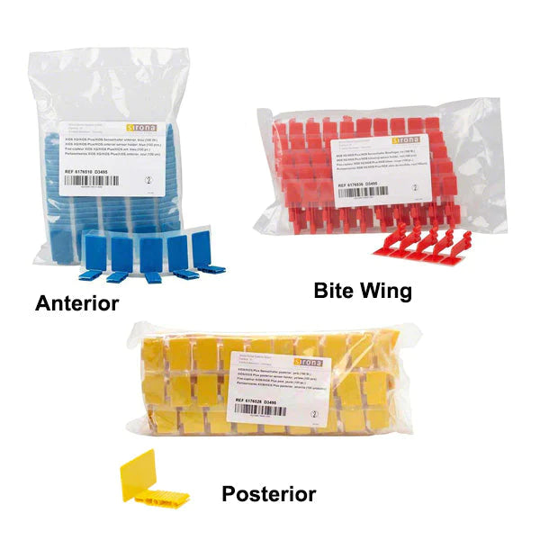 Xios, SelfAdhesive IntraOral Digital Sensor Holder Tabs 100/Pk (AimRight)