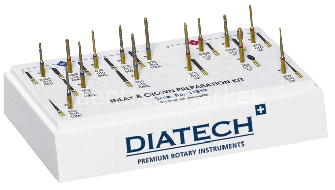 Coltene Diatech Diamonds Burs Inlay & Crown Preparation Kit #250006AA